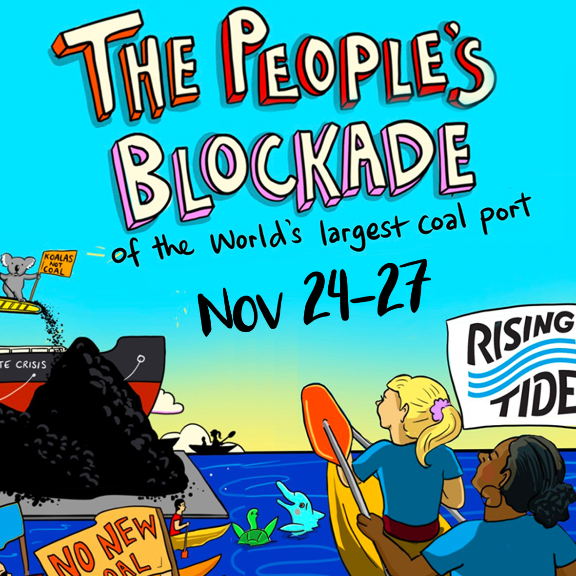 The People's Blockade graphic