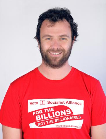 Chris Jenkins, Socialist Alliance candidadte for the seat of Fremantle