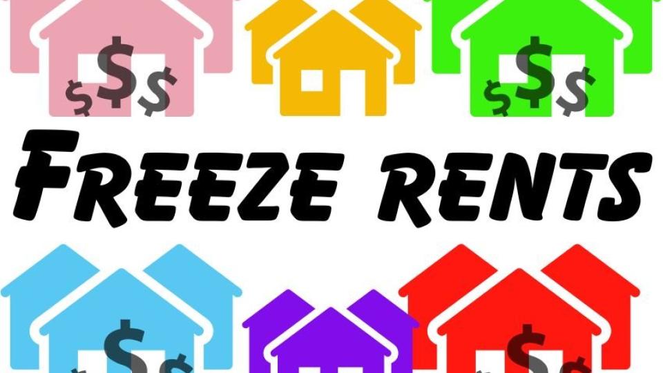 Freeze rents graphic