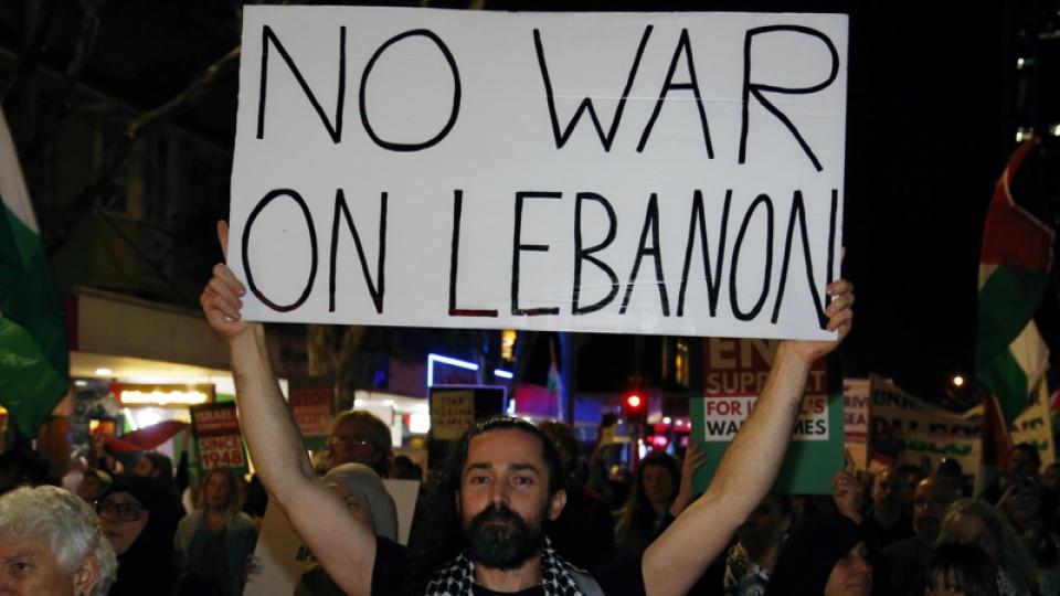 No war on Lebanon