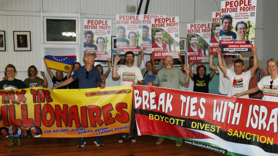 Help Socialist Alliance register in Queensland
