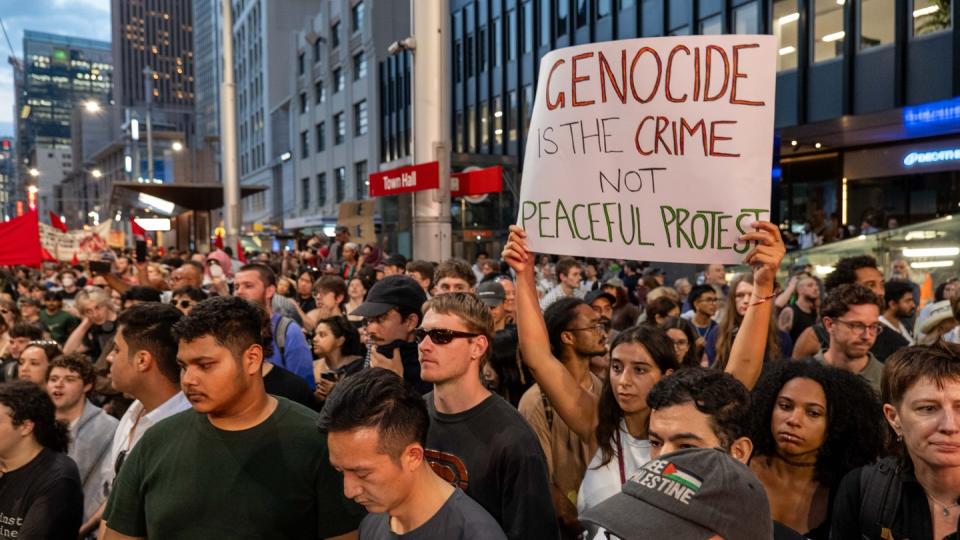 genocide is the crime not peaceful protest