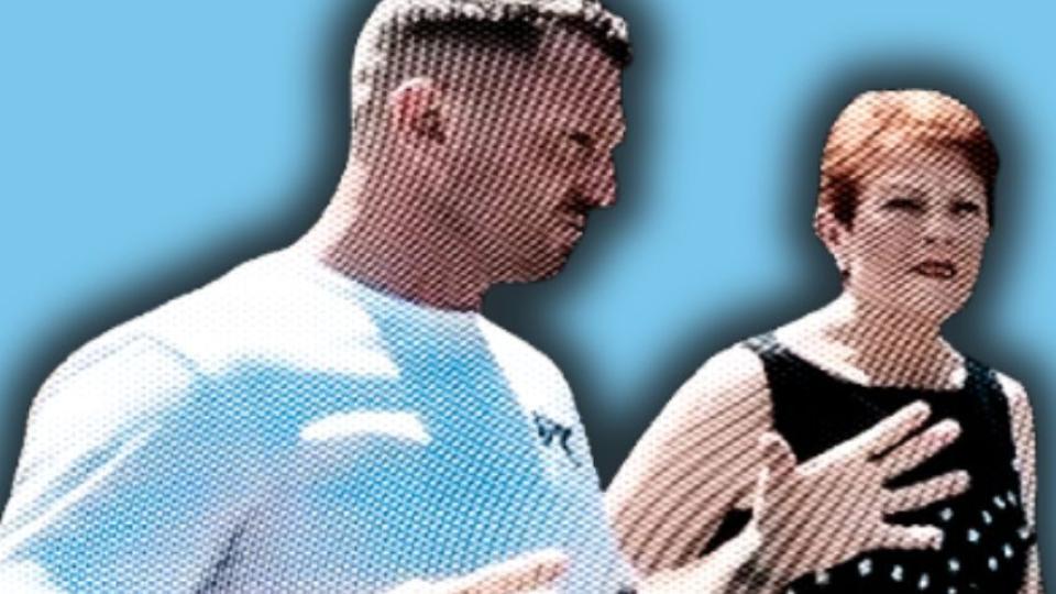 tommy robinson and pauline hanson