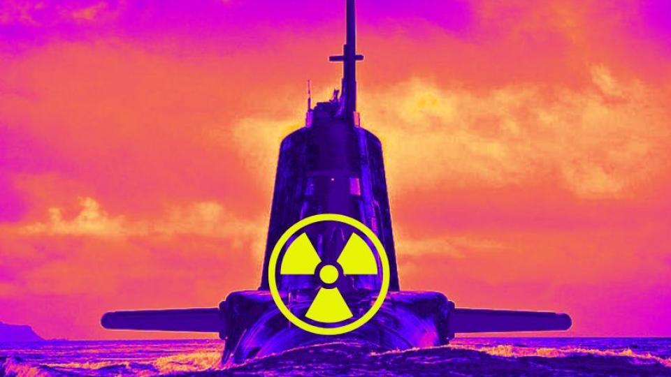AUKUS is not our defence; it’s a threat to human survival. Graphic: Green Left 