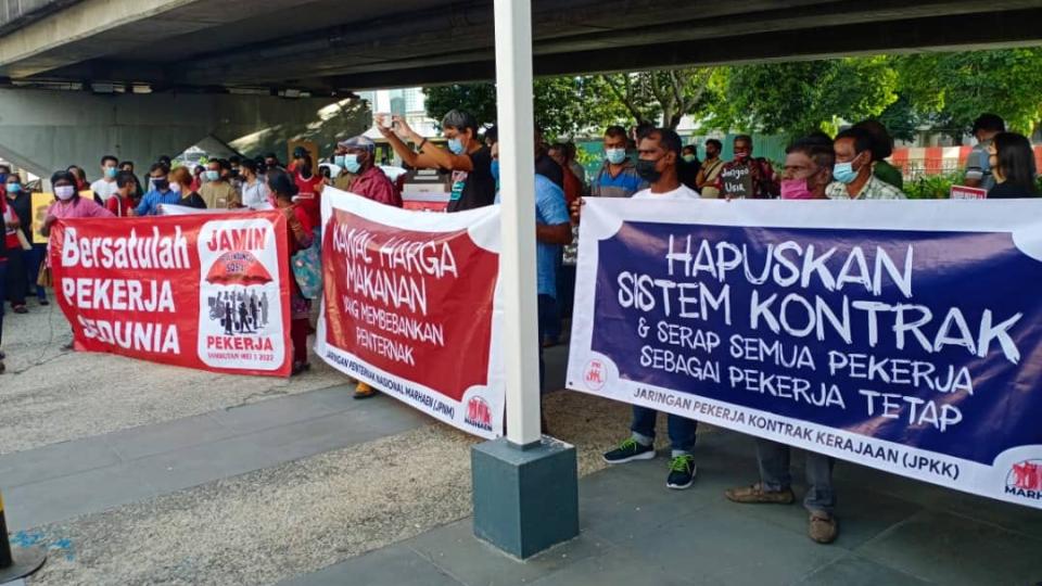 May Day rally in Kuala Lumpur, Malaysia