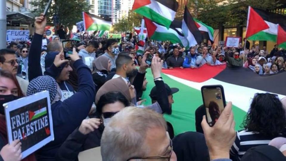 Sydney Nakba rally. Photo: Peter Boyle