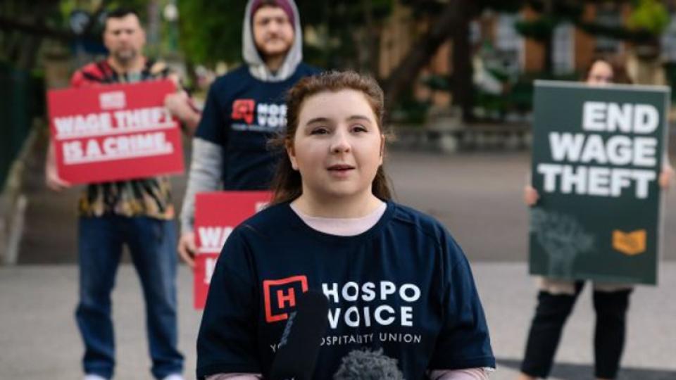 Young hospitality workers seeking their rights under their award are up against attacks by bosses and the media Young hospitality workers seeking their rights are up against attacks by bosses and the media