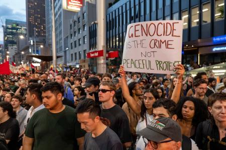 genocide is the crime not peaceful protest