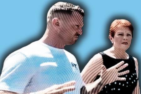 tommy robinson and pauline hanson