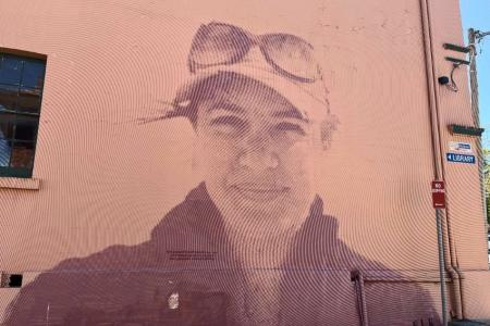 Aid worker Zomi Frankcom was memorialised in Braidwood, NSW, last year, as a tribute to her efforts in helping locals during the 2019–20 bushfires and her humanitarian work in Gaza. Photo: Pip Hinman