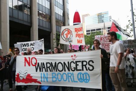 land forces protest in perth