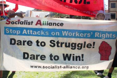 Stop attacks on workers' rights